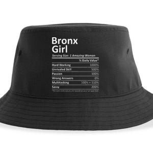 Bronx Girl Ny New York Funny City Home Roots Usa Gift Sustainable Bucket Hat