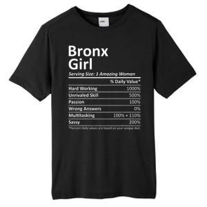 Bronx Girl Ny New York Funny City Home Roots Usa Gift Tall Fusion ChromaSoft Performance T-Shirt