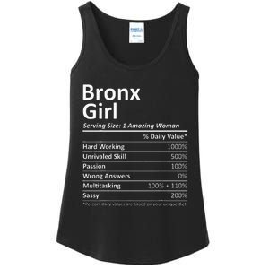 Bronx Girl Ny New York Funny City Home Roots Usa Gift Ladies Essential Tank