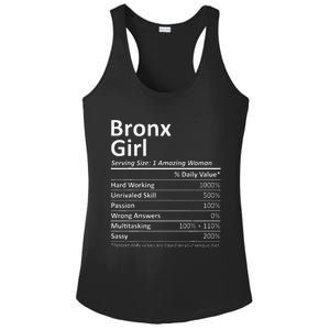 Bronx Girl Ny New York Funny City Home Roots Usa Gift Ladies PosiCharge Competitor Racerback Tank