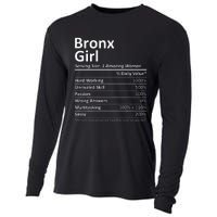 Bronx Girl Ny New York Funny City Home Roots Usa Gift Cooling Performance Long Sleeve Crew