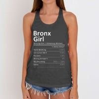 Bronx Girl Ny New York Funny City Home Roots Usa Gift Women's Knotted Racerback Tank