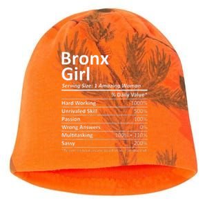 Bronx Girl Ny New York Funny City Home Roots Usa Gift Kati - Camo Knit Beanie