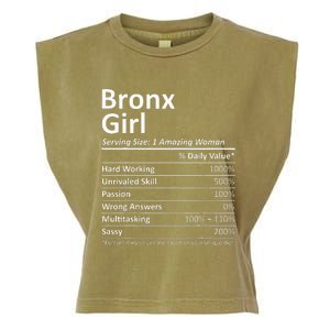 Bronx Girl Ny New York Funny City Home Roots Usa Gift Garment-Dyed Women's Muscle Tee