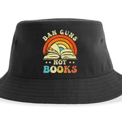 Ban Guns Not Books Sustainable Bucket Hat