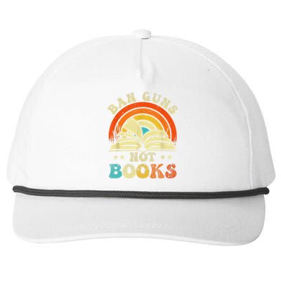 Ban Guns Not Books Snapback Five-Panel Rope Hat