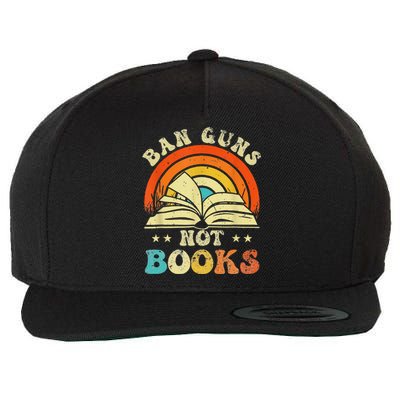 Ban Guns Not Books Wool Snapback Cap