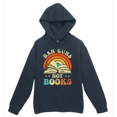 Ban Guns Not Books Urban Pullover Hoodie