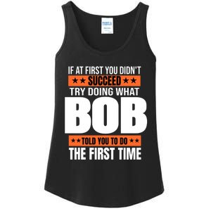 Bob Gift Name Personalized Birthday Funny Christmas Joke Ladies Essential Tank