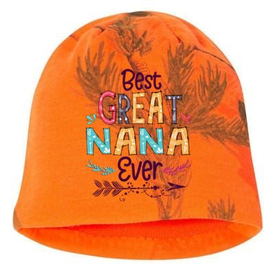 Best Great Nana Ever Cute Arrow Family Blessing Gift Kati - Camo Knit Beanie