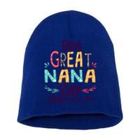 Best Great Nana Ever Cute Arrow Family Blessing Gift Short Acrylic Beanie