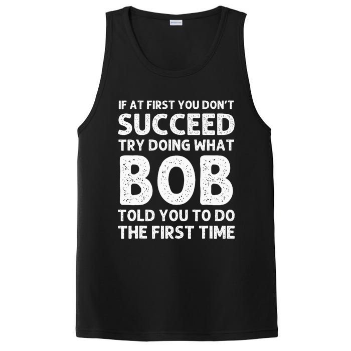 Bob Gift Name Personalized Birthday Funny Christmas Joke PosiCharge Competitor Tank