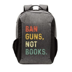 Ban Guns Not Books Retro Read Banned Books Lover Vector Backpack