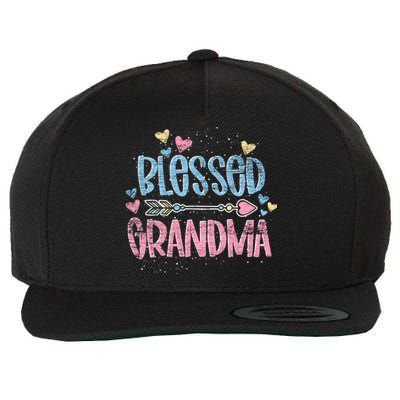 Blessed Grandma Nana Granny Grandmother Mothers Day Grandma Gift Wool Snapback Cap