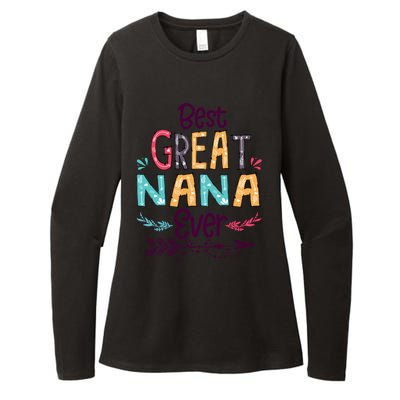 Best Great Nana Ever Cute Arrow Family Blessing Great Gift Womens CVC Long Sleeve Shirt