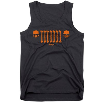 Bone Grille Orange Tank Top