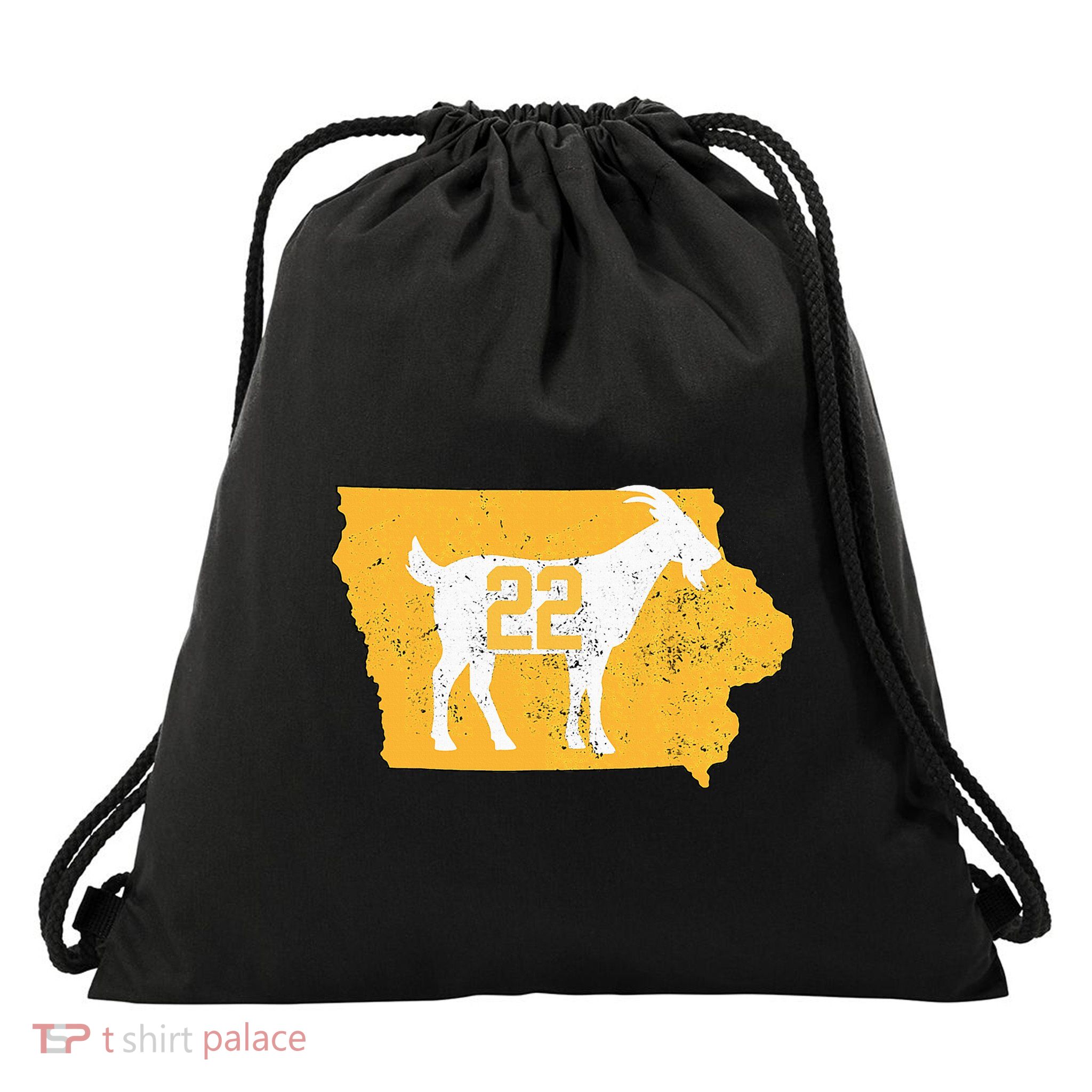 Basketball Greatest Of All Time Goat Drawstring Bag