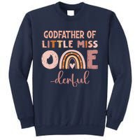 Boho Godfather Of Miss Onederful 1st Birthday Girl Cute Sweatshirt