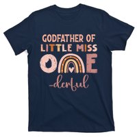 Boho Godfather Of Miss Onederful 1st Birthday Girl Cute T-Shirt