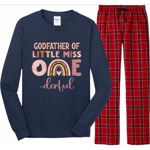 Boho Godfather Of Miss Onederful 1st Birthday Girl Cute Long Sleeve Pajama Set