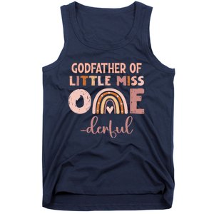 Boho Godfather Of Miss Onederful 1st Birthday Girl Cute Tank Top