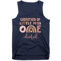 Boho Godfather Of Miss Onederful 1st Birthday Girl Cute Tank Top