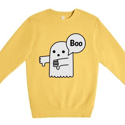 Boo Ghost Of Disapproval Premium Crewneck Sweatshirt