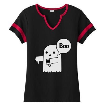 Boo Ghost Of Disapproval Ladies Halftime Notch Neck Tee