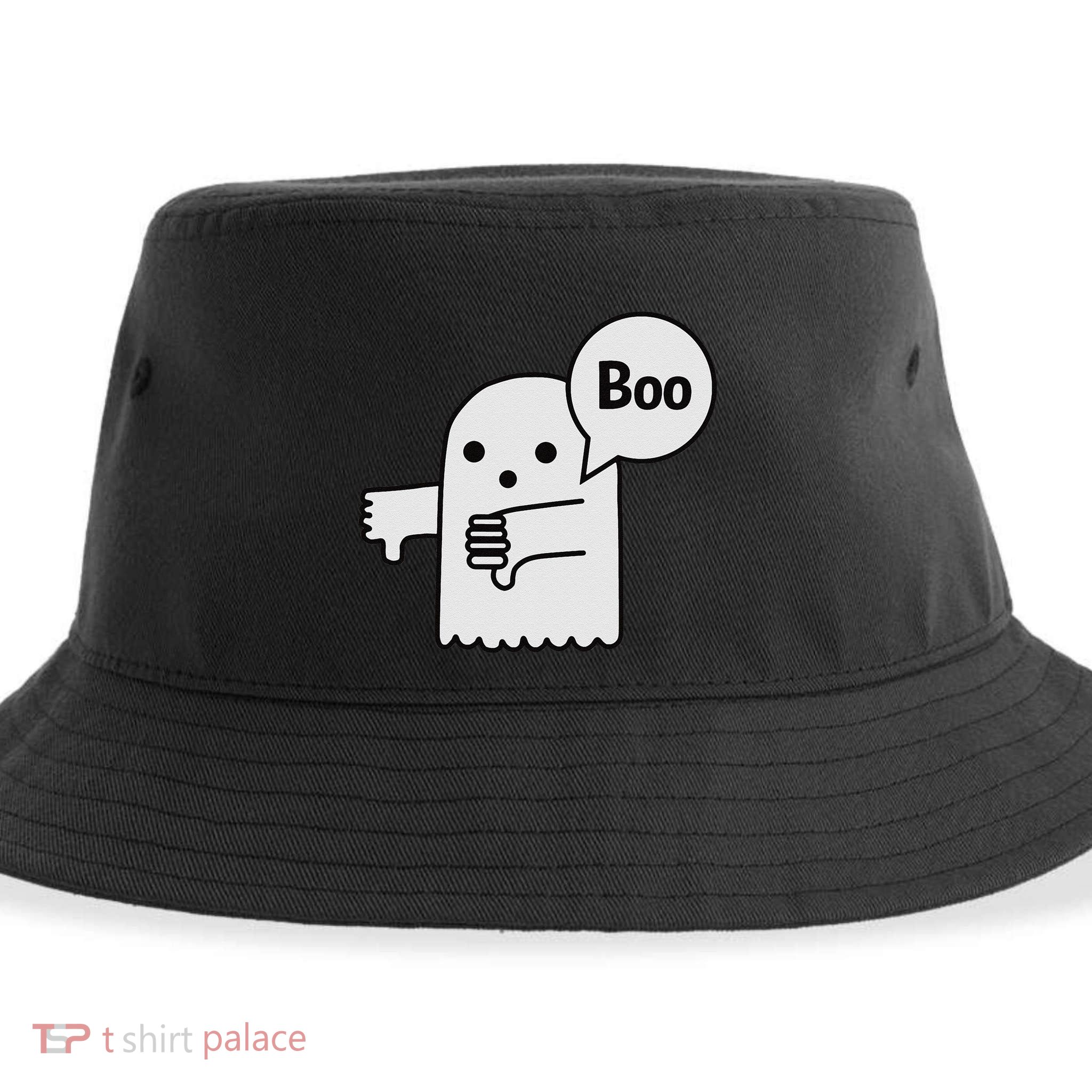 Boo Ghost Of Disapproval Sustainable Bucket Hat