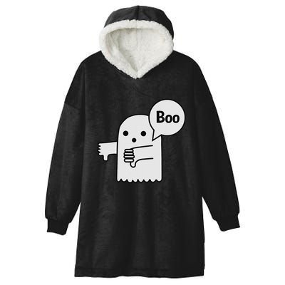 Boo Ghost Of Disapproval Hooded Wearable Blanket