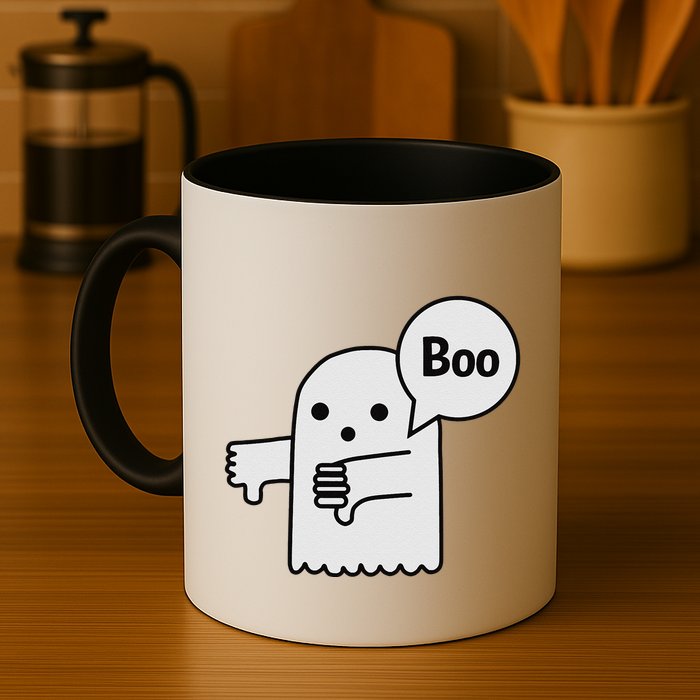 Boo Ghost Of Disapproval Mug