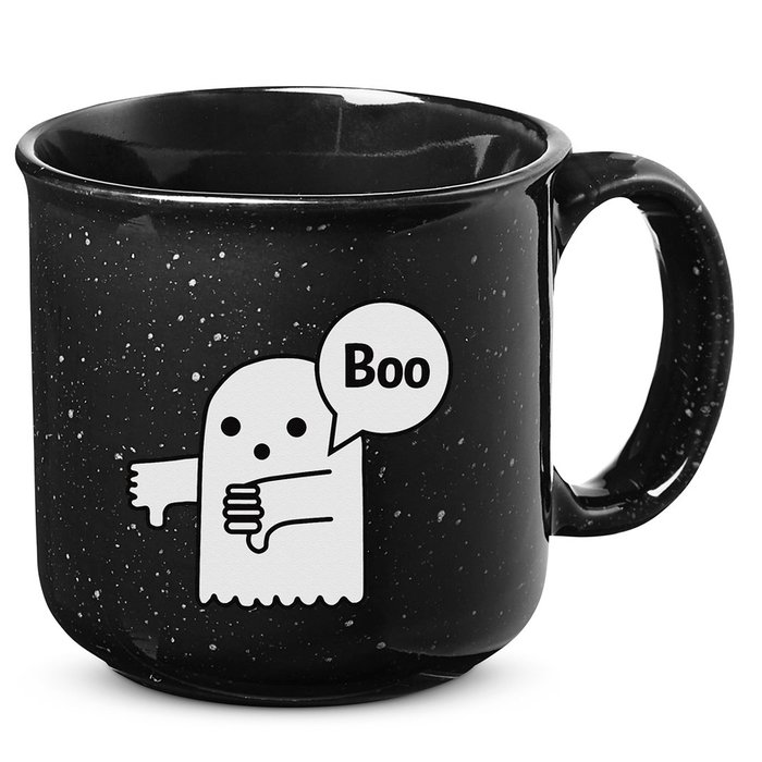 Boo Ghost Of Disapproval 15oz Campfire Ceramic Mug