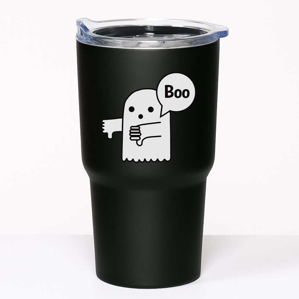 Boo Ghost Of Disapproval Tumbler