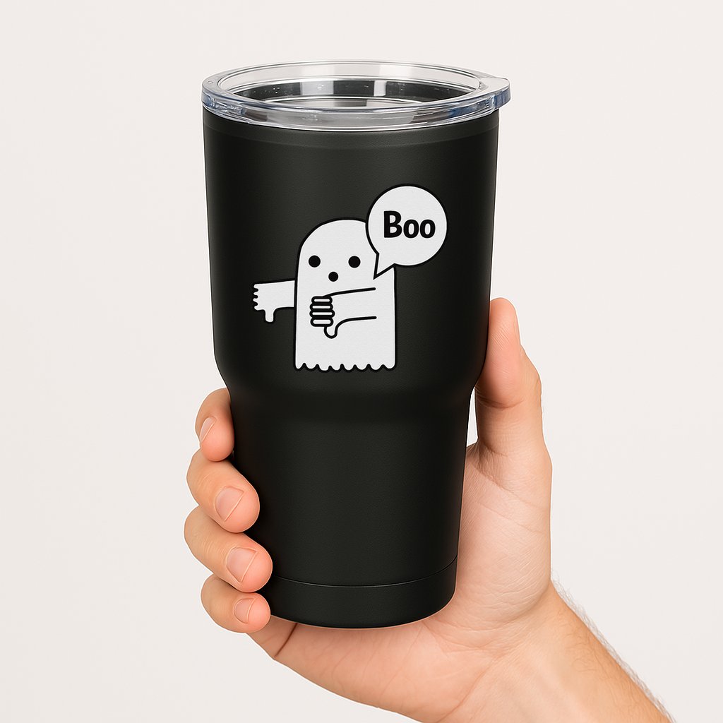 Boo Ghost Of Disapproval Tumbler