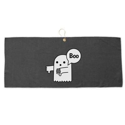 Boo Ghost Of Disapproval Large Microfiber Waffle Golf Towel