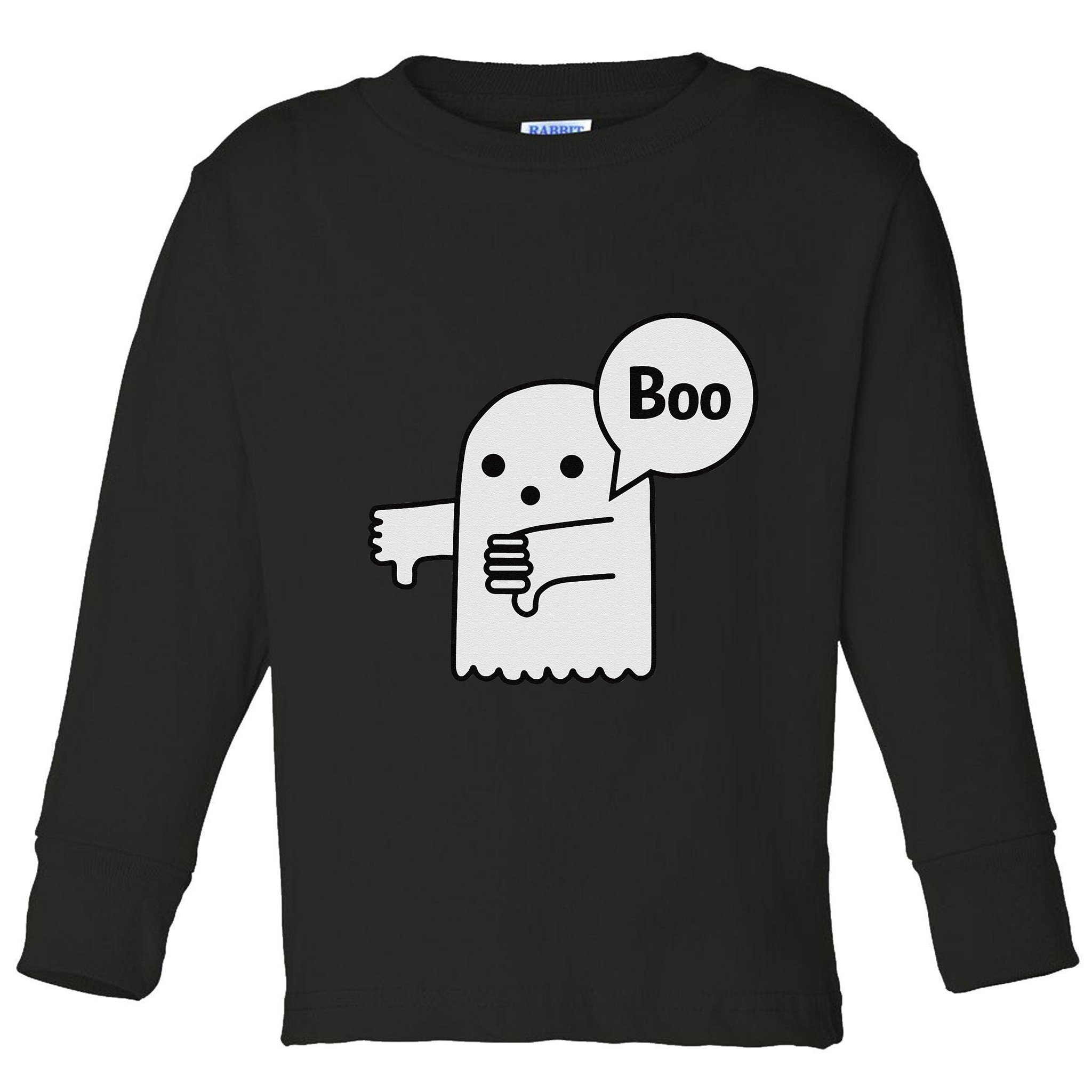 Boo Ghost Of Disapproval Toddler Long Sleeve Shirt
