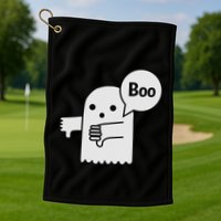 Boo Ghost Of Disapproval Golf Towel