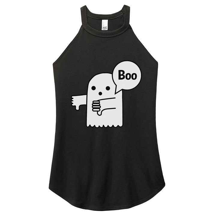 Boo Ghost Of Disapproval Women's Perfect Tri Rocker Tank