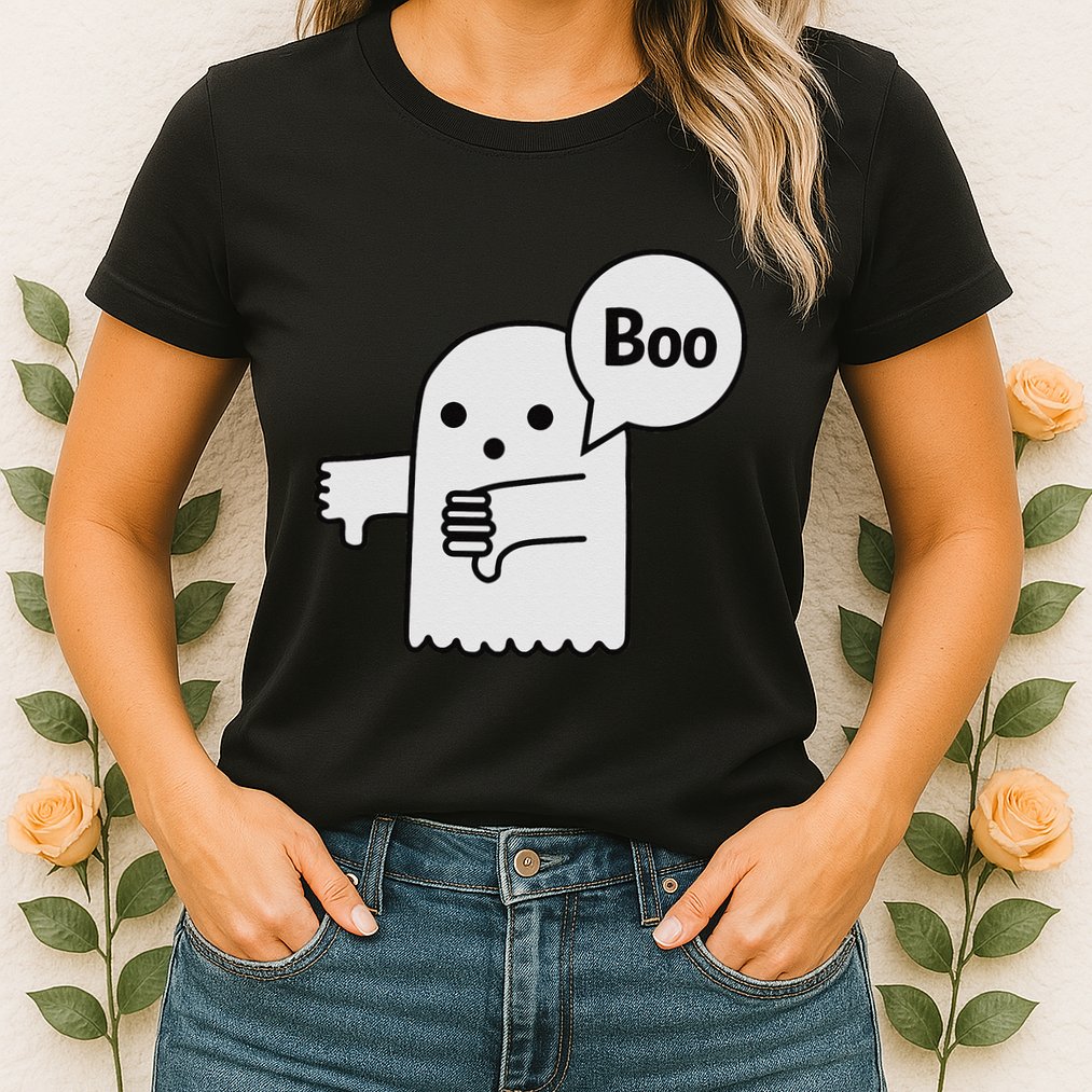 Boo Ghost Of Disapproval Womens T-Shirt