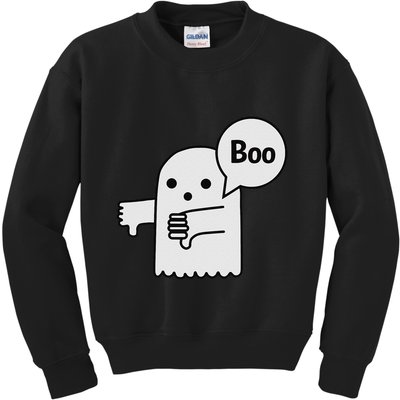 Boo Ghost Of Disapproval Kids Sweatshirt