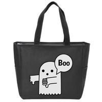 Boo Ghost Of Disapproval Zip Tote Bag