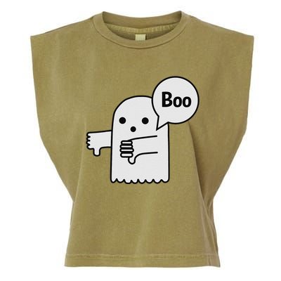 Boo Ghost Of Disapproval Garment-Dyed Women's Muscle Tee