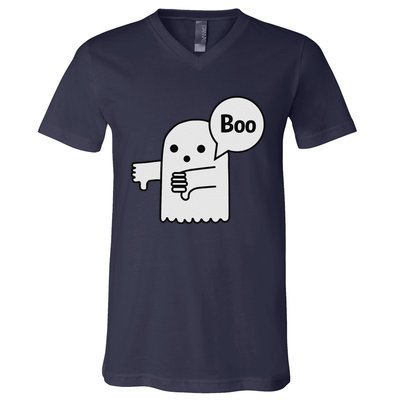 Boo Ghost Of Disapproval V-Neck T-Shirt