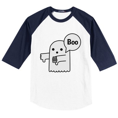 Boo Ghost Of Disapproval Baseball Sleeve Shirt