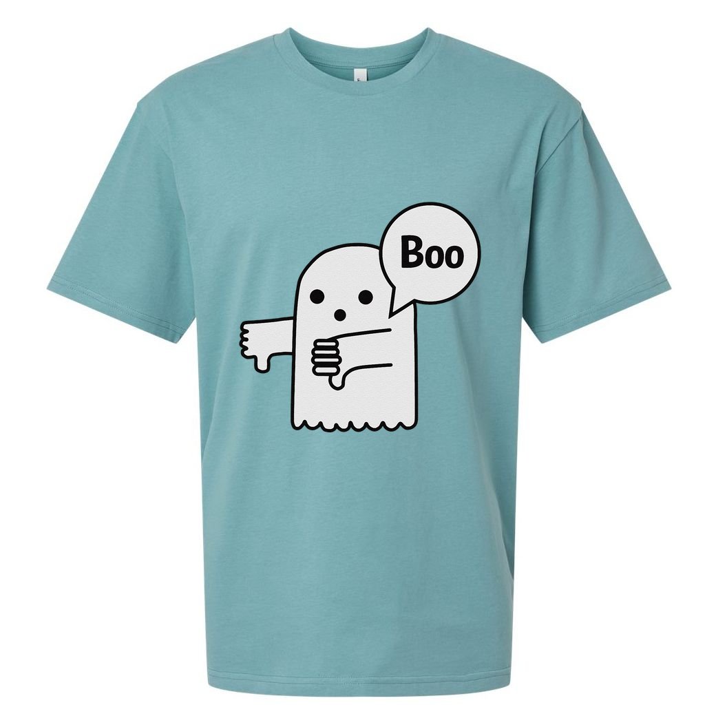 Boo Ghost Of Disapproval Sueded Cloud Jersey T-Shirt