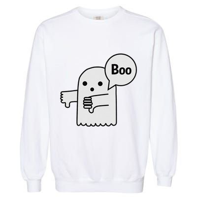 Boo Ghost Of Disapproval Garment-Dyed Sweatshirt
