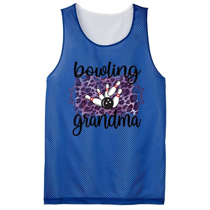 Bowling Grandma Of A Bowler Grandmother Meaningful Gift Mesh Reversible Basketball Jersey Tank