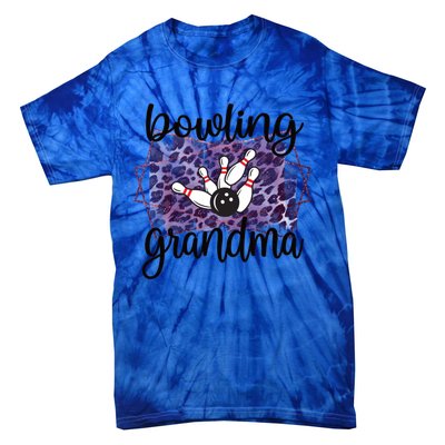 Bowling Grandma Of A Bowler Grandmother Meaningful Gift Tie-Dye T-Shirt