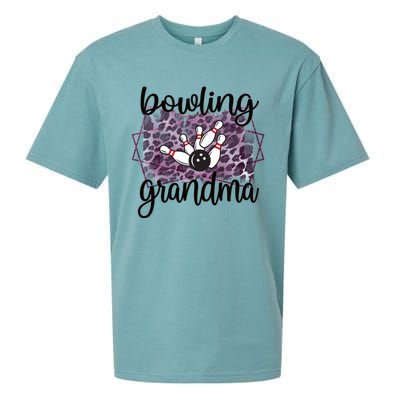 Bowling Grandma Of A Bowler Grandmother Meaningful Gift Sueded Cloud Jersey T-Shirt