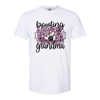 Bowling Grandma Of A Bowler Grandmother Meaningful Gift Softstyle CVC T-Shirt